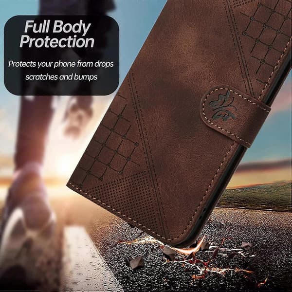 Læder Wallet Case til iPhone 17 med sommerfugl og blomster tryk og rem Multicolor Coffee