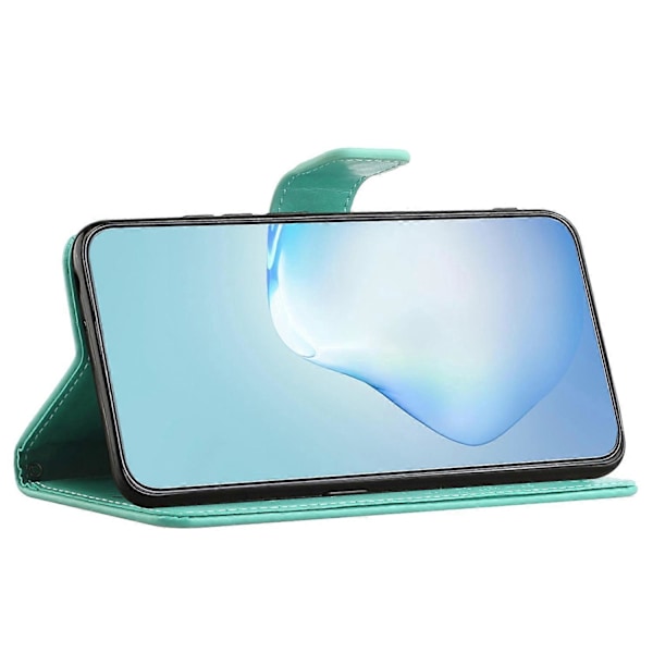 Skal för Samsung Galaxy A05 4G Uggla Träd Präglat Läder Telefonskydd med Plånbok Multicolor Style C