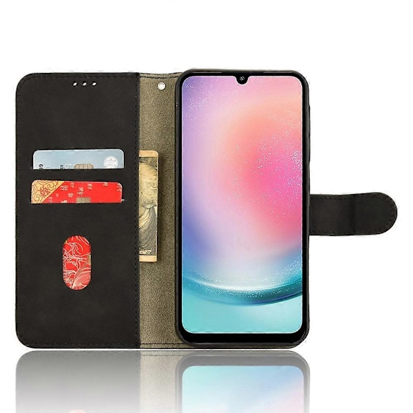 Til Samsung Galaxy A25 5G (Global) (161.0 x 76.5 x 8.3mm) Skin-touch Etui Læder Wallet Telefon Cover