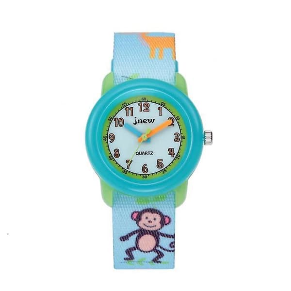 Barn tecknad Mokey Nylon Armbandsur