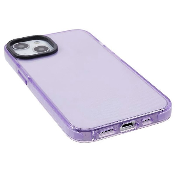 PC+TPU-skal för iPhone 13 6,1 tum, falltåligt, genomskinligt mobiltelefon baksidesskydd Multicolor Style D