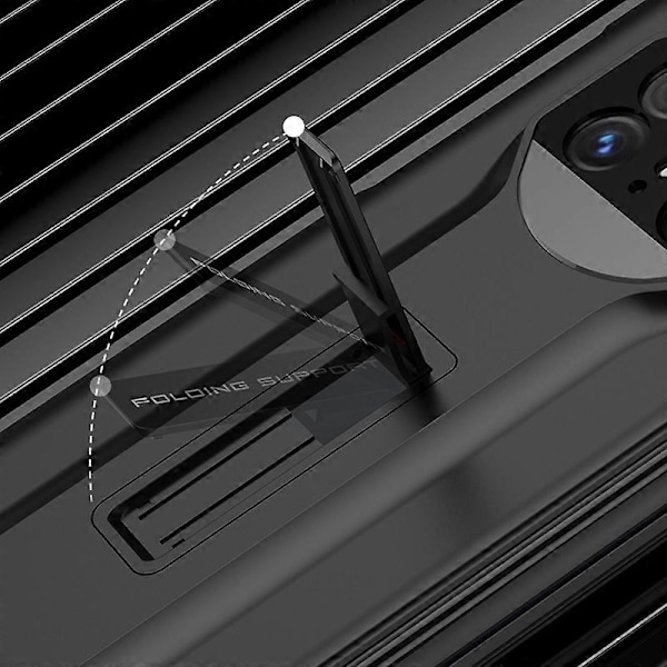 GKK Hårdt PC-etui med støttefod til Huawei Mate X5 og skærmbeskyttelse i hærdet glas Multicolor Style C