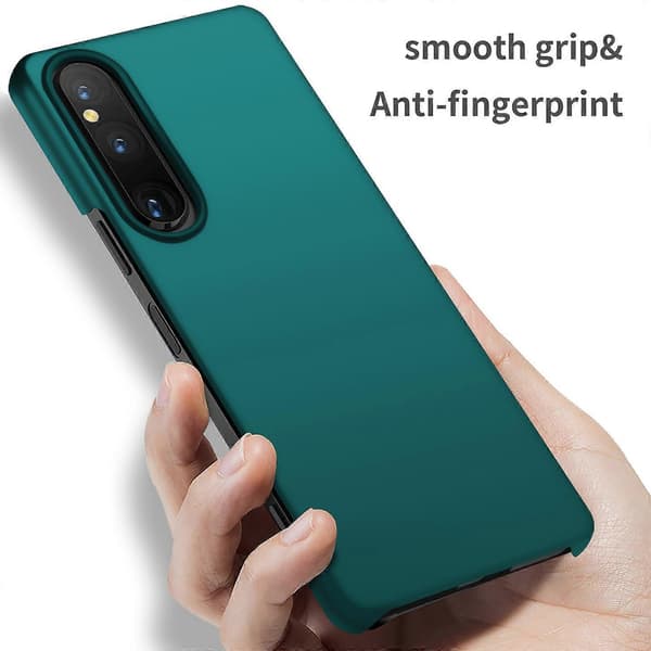 Solid farge støtsikkert telefondeksel i hard PC til Sony Xperia 1 V