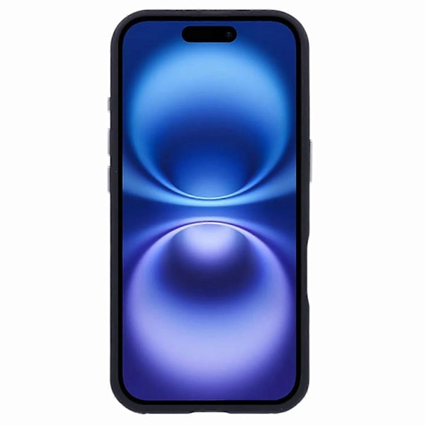 iPhone 16 -kotelo TPU+PC Kristallinkirkas takakansi kaulanauhan rei'illä Multicolor Style B