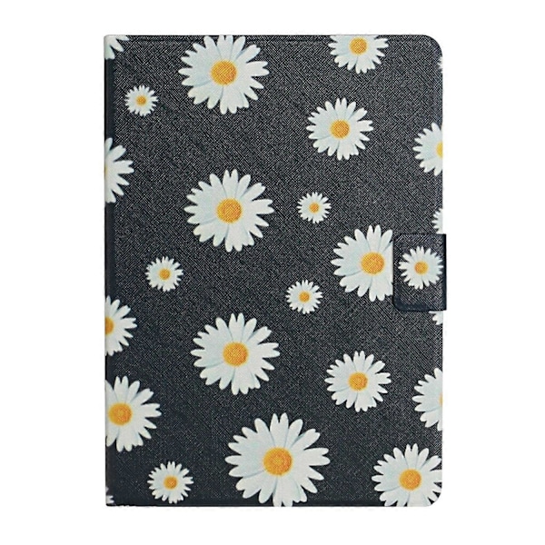 Til iPad 10.9 (2022) Stand Kort Holder Mønster Print Tablet Cover PU Læder Auto Vågn/Sov Case Multicolor Style A