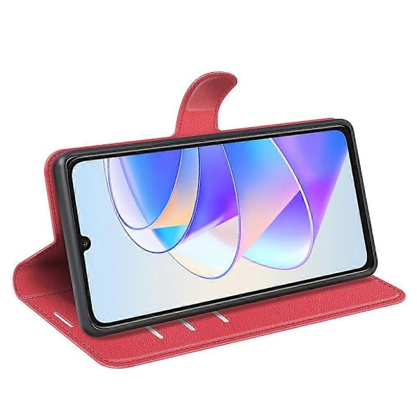 Honor X7a 4G -puhelinlompakkokotelo, PU-nahkaa, jalustalla, naarmuuntumaton Multicolor Style D