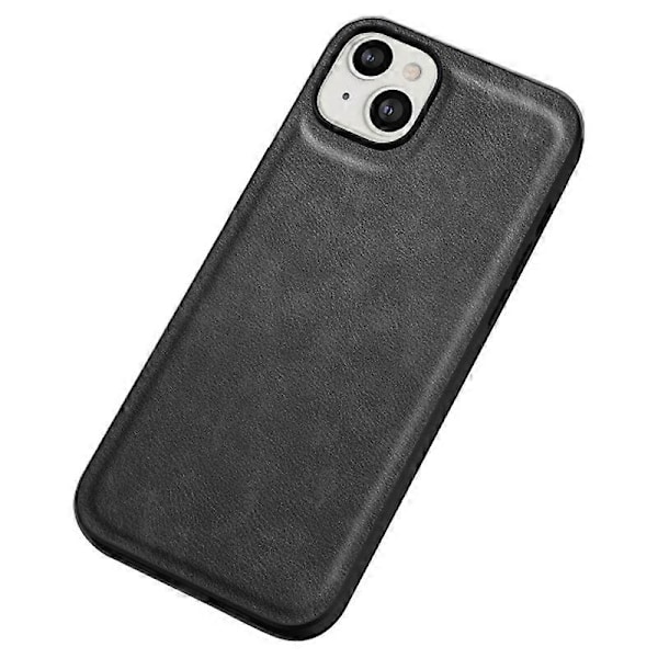 iPhone 15 Retro Anti-drop -puhelinkotelo PU-nahkapäällysteinen TPU+PC-takakuori Multicolor Style A