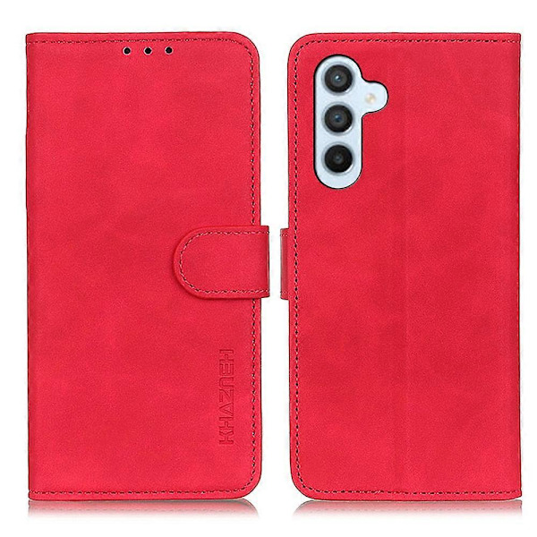 KHAZNEH Samsung Galaxy A05s 4G -kotelo Retro-kuvioitu PU-nahkalompakko Matkapuhelinkotelo Multicolor Style B