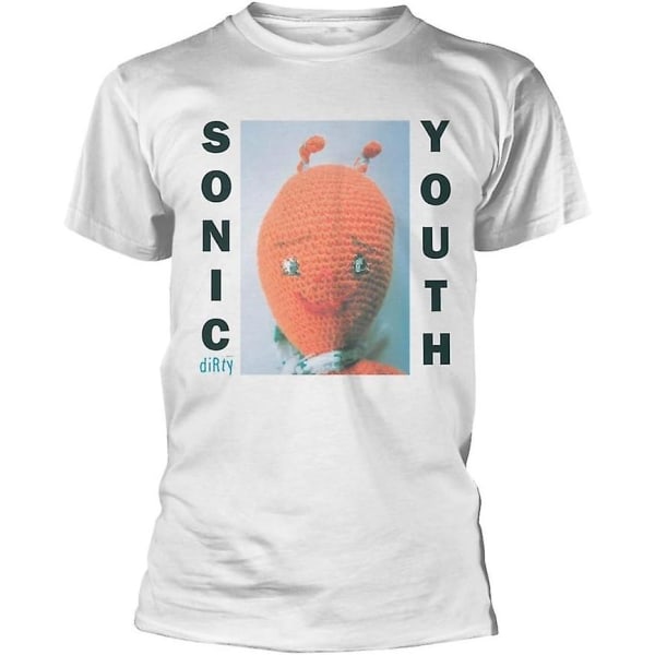 Sonic Youth Dirty Album Rock Thurston Moore Tee T-shirt Herr unisex White L