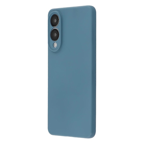 X-LEVEL Skal för Samsung Galaxy S25 Edge Mjukt TPU Anti-Repskydd Fiberfoder Multicolor Dark Blue