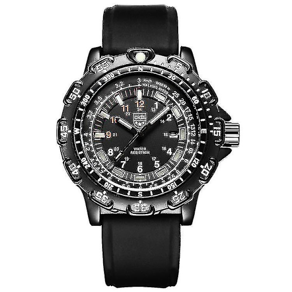 Skmei 1378 30m Vanntett Metall Quartz Armbåndsur Silver Black
