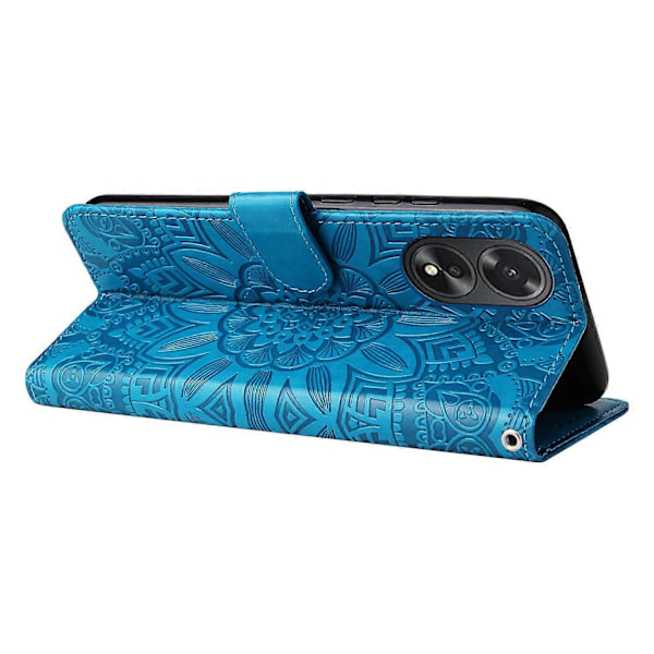 Til Oppo A38 4G Etui Wallet Slim-Fit PU Læder Magnetisk Telefon Cover Multicolor Style B