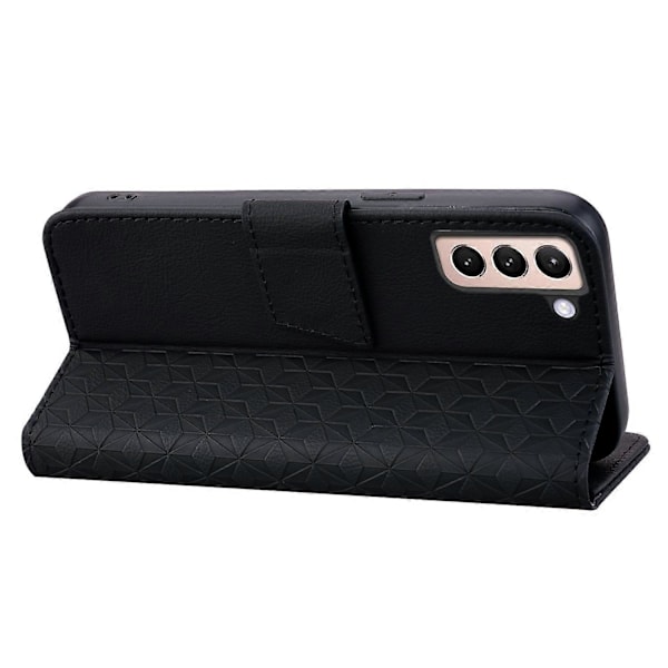 För Samsung Galaxy S23+ Fodral Präglat PU Läder Plånboksställ Smartphoneskydd Multicolor Style D
