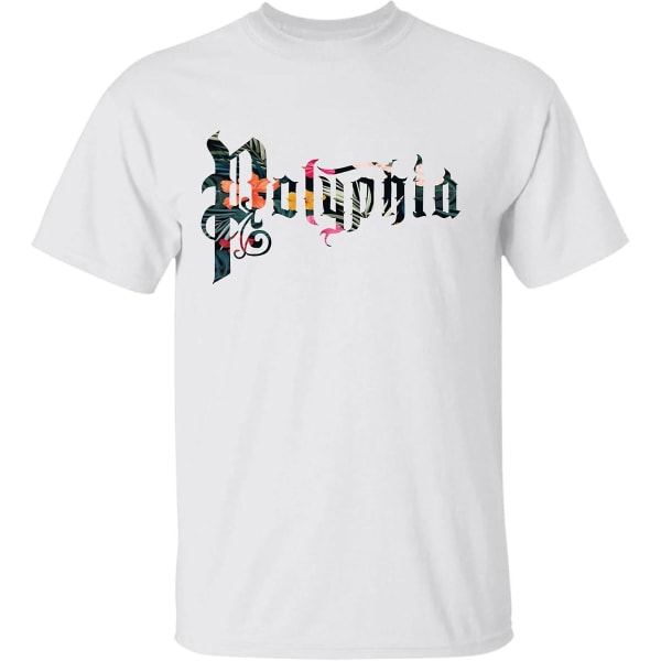 Polyphia Merch Polyphia Flowers T-paidat Valkoinen White XXL
