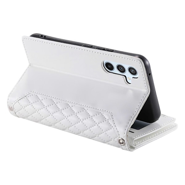 För Samsung Galaxy A15 4G Fodral PU Läder Dragkedja Plånbok Telefonskal med Rem Multicolor Style C
