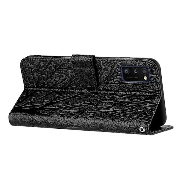Samsung Galaxy A41 (Globaali Versio) Kotelo Lompakko Suojakuori Jalustalla Multicolor Style C