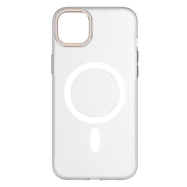 TOTU AA-194 iPhone 14 Plus -kotelo, jossa metalliseoslinssikehys ja MagSafe-yhteensopivuus Multicolor Style A