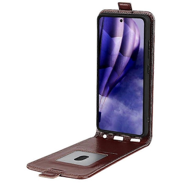 Til HMD Skyline Etui med Kortlommer Vertikal Flip Læder Telefon Cover Multicolor Style A