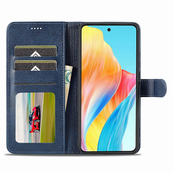 LC.IMEEKE Telefon Cover til Oppo A78 4G Etui PU Læder Standpung Cover Multicolor Style C