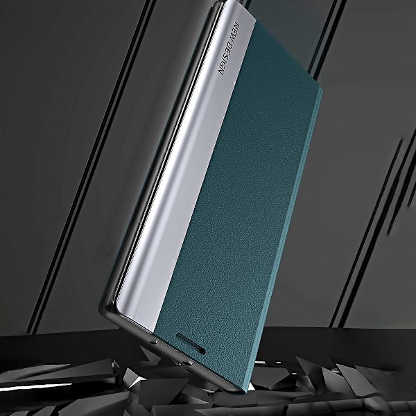 För Samsung Galaxy A14 5G/A14 4G Elektropläterad PU Läder Flip Ställ Skydd Mobilskal Multicolor Style C