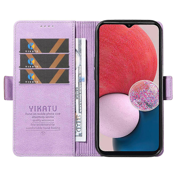 YIKATU YK-005 Läderfodral för Samsung Galaxy A53 5G Skinnkänsla Plånboksfodral med Ställ Multicolor Style B