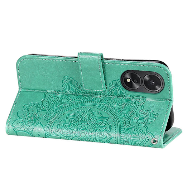 Til Oppo A38 4G Etui Slankt Anti-drop Pung Stativ PU Læder Cover Multicolor Style C