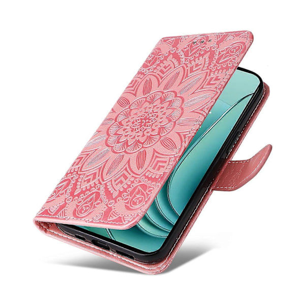OnePlus Nord 3 5G/Ace 2V Auringonkukka Kuvioitu PU Nahkakansi Lompakko Jalustalla Puhelinkotelo Multicolor Style C