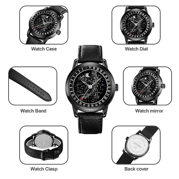 Skmei 2116 30m vattentät watch Blue Steel