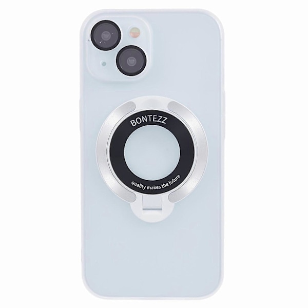 VOERO Hårt PC-skal för iPhone 15 Plus Hud-Touch Stöd Telefonfodral Kompatibelt med MagSafe Multicolor Style C