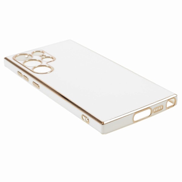 Til Samsung Galaxy S23 Ultra Blankt Telefoncover 6D Elektropletterede Kanter Blødt TPU Cover Multicolor Style F