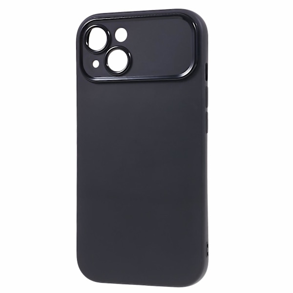 För Iphone 13 Matte Telefon Bakskal Soft Tpu Phone case Cover (exakt bakre linsutskärning) Black
