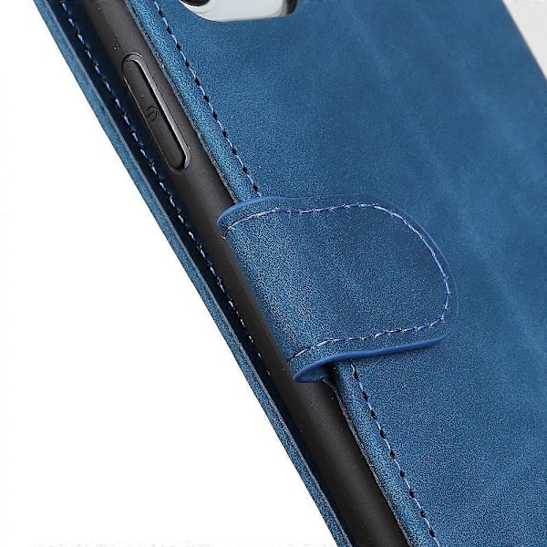 KHAZNEH För Oppo A58 5G/A78 5G PU Läder Ställ Fodral Plånbok Mobilskal Retro Textur Skal Multicolor Style C