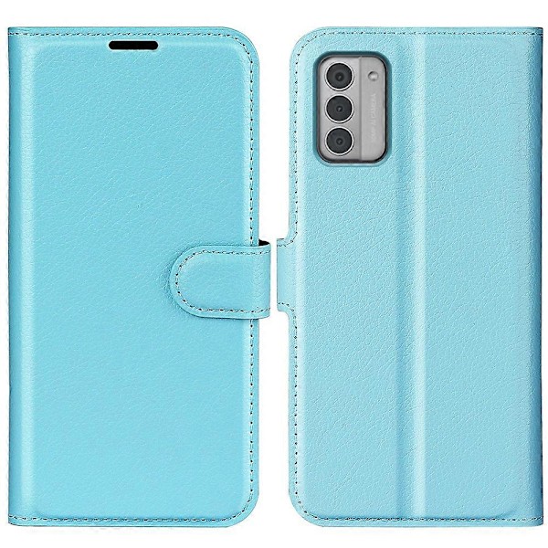 Til Nokia G42 Litchi Tekstur Telefon Stand Cover PU Læderpung Anti-ridse Etui Multicolor Style E
