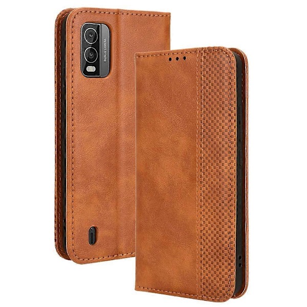 Til Nokia C210 Etui Wallet Retro PU Læder Beskyttende Telefon Cover Multicolor Style C
