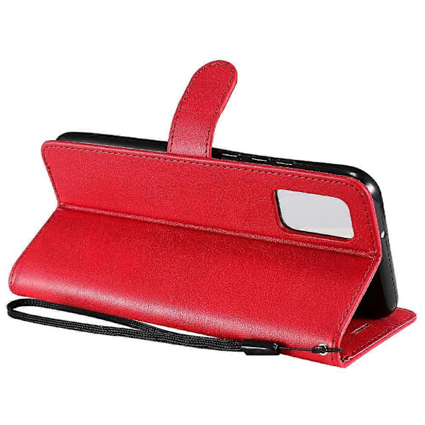 KT Leather Series-2 Pudotuskestävä Yksivärinen PU-nahkainen Puhelinkotelo Lompakolla Samsungille Multicolor Style C