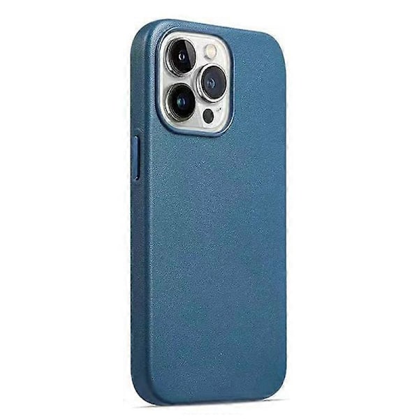 Anti-ridse Telefoncover til iPhone 15 Plus PU+PC Beskyttelsesetui Kompatibelt med MagSafe Oplader Multicolor Style G