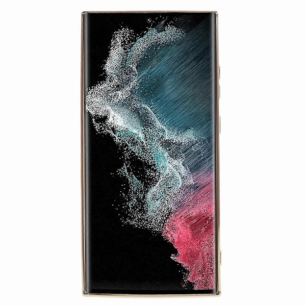Til Samsung Galaxy S23 Ultra Blankt Telefoncover 6D Elektropletterede Kanter Blødt TPU Cover Multicolor Style F