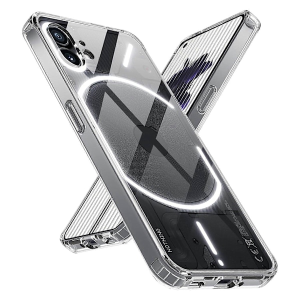 Transparent Mobilskal för Nothing Phone (2) Stötsäkert TPU+PC Slim Hybrid Skal