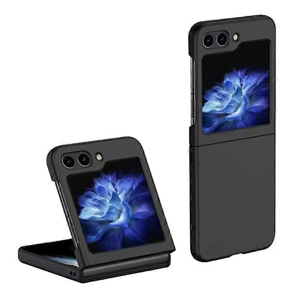 För Samsung Galaxy Z Flip5 5G Slim Hårt PC Telefonfodral Gummibelagd Stötsäkert Skydd Multicolor Style A