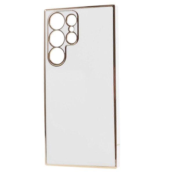 Til Samsung Galaxy S23 Ultra Blankt Telefoncover 6D Elektropletterede Kanter Blødt TPU Cover Multicolor Style F