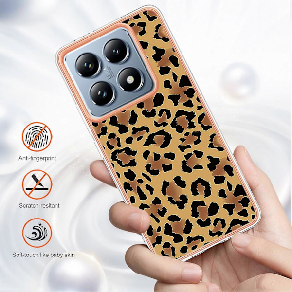 Til Xiaomi 14T Etui IMD-D Mønstertryk 2.0mm TPU Telefon Bagcover Multicolor Style B