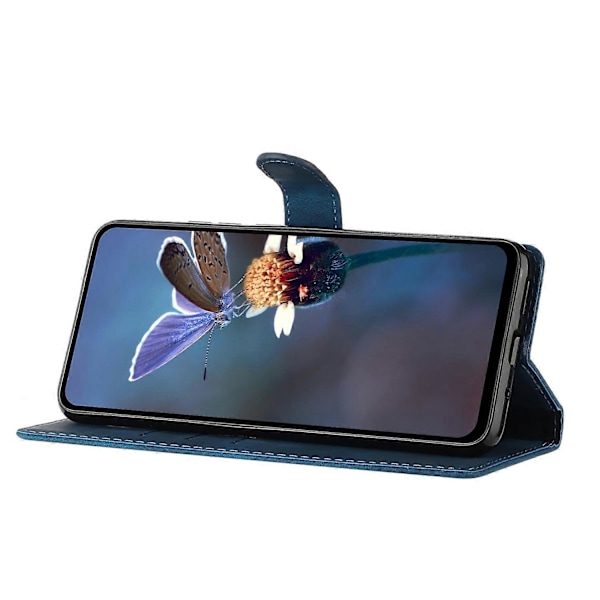 För Xiaomi 14T Pro Fodral Läder Präglat Blommigt Telefonskal Plånbok med Handledsrem Multicolor Style A