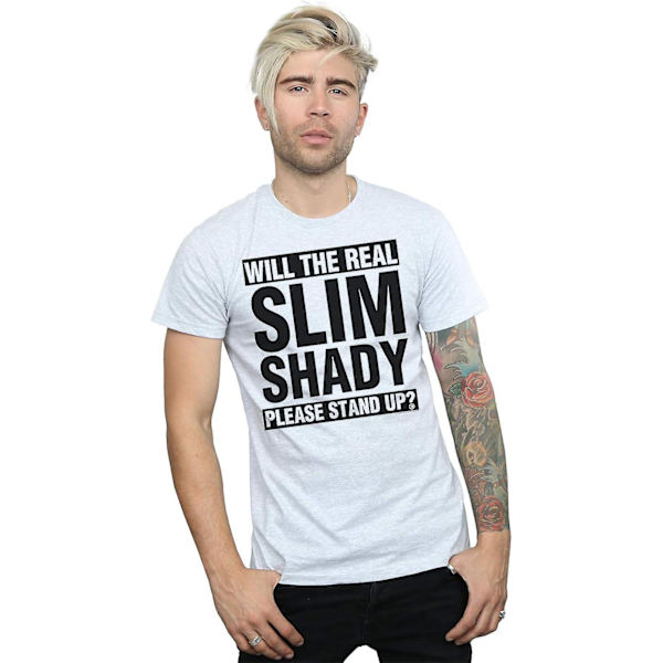 Eminem Herre Real Slim Shady T-skjorte Voksen S-3xl Txu68 Sport Grey 3XL