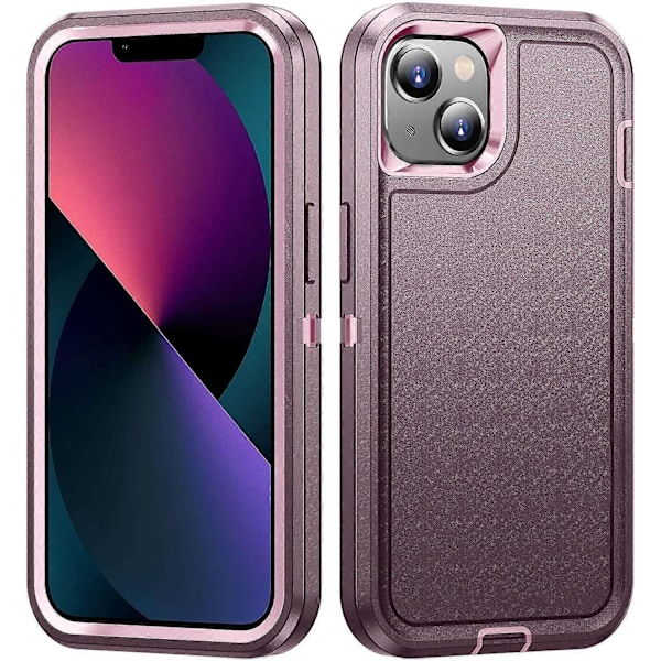 iPhone 13/14 puhelinkotelo TPU+PC iskunkestävä suojakuori sisäisellä EVA-paperilla Multicolor Style E