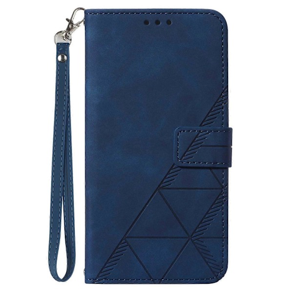 YB Imprinting Series-1 Oppo A38 4G puhelinkotelo jalustalla, lompakko, nahkakansi ja hihna