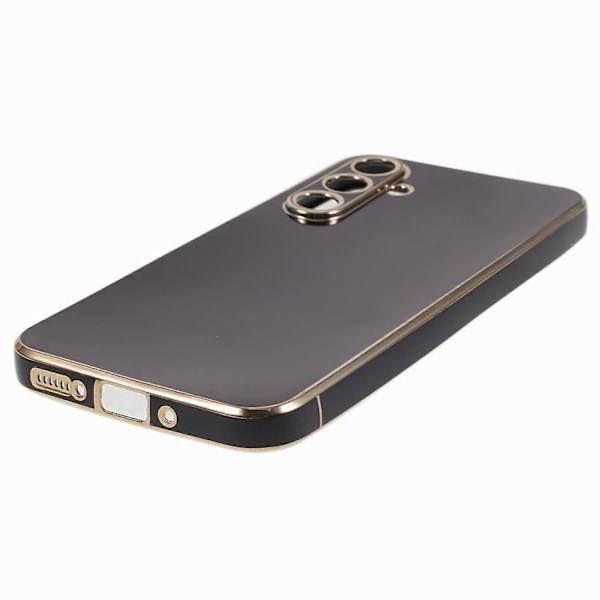 Skyddsfodral för Samsung Galaxy A14 4G/5G, Stöttåligt TPU Glansigt 6D Elektropläterat Telefonskal Multicolor Style F