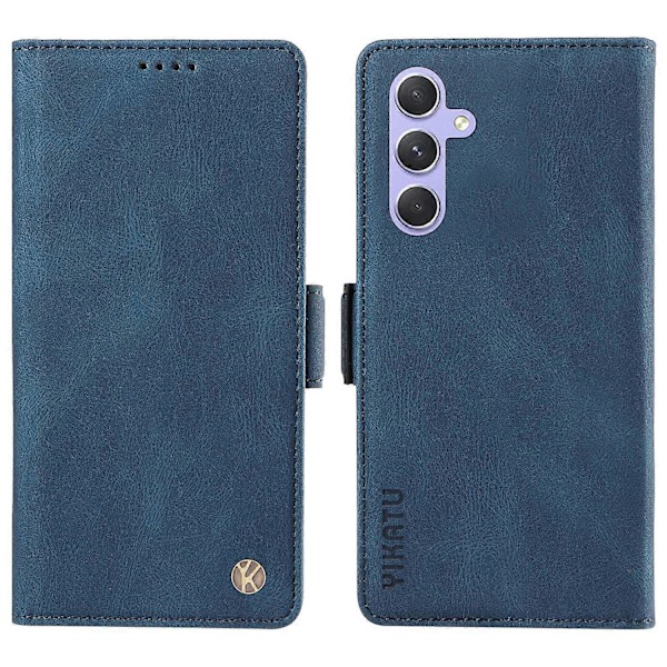 YIKATU YK-005 Mobilskal för Samsung Galaxy A54 5G PU Läder Skin-touch Plånboksställ Skydd Multicolor Style A