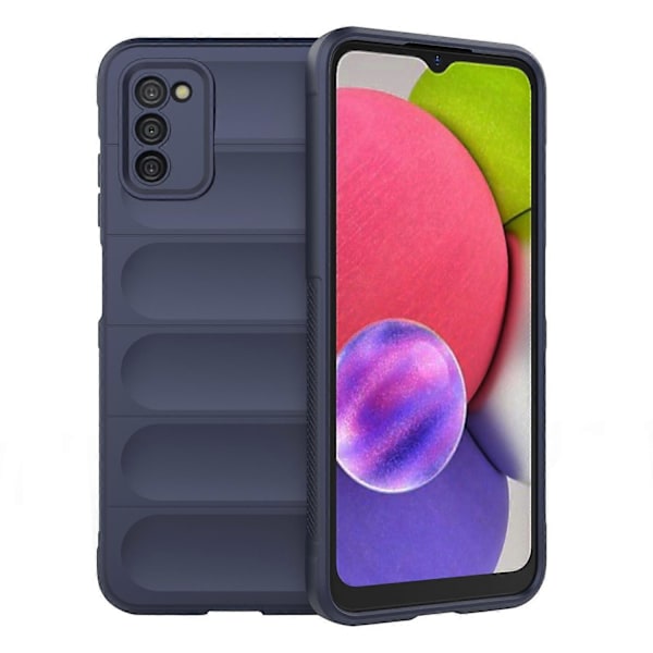 För Samsung Galaxy A03s (164.2 x 75.9 x 9.1mm) Flexibelt TPU Mobilskal Robust Baksida Multicolor Style F