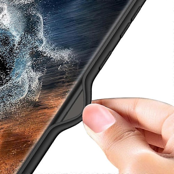 GKK Hårt PC-skal för Samsung Galaxy S23 Ultra, hudvänlig känsla, tunt mobilskal Multicolor Style D