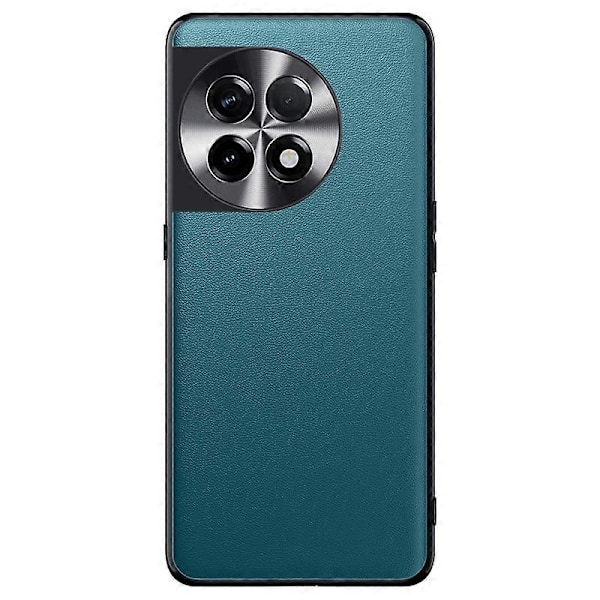 För OnePlus 11 5G PU Läderbelagt TPU+PC Halkfritt Skal Metalllinsdesign Skyddande Mobilskal Multicolor Style C